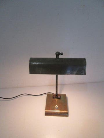 Bureaulamp - ministeriële - Messing