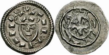 1095-1116 Ungarn Koloman Denar Calman Rex Koenigskopf Kre..., Verzenden, België