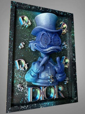 Artiluxx - 3D Dior Money Duck Wall art