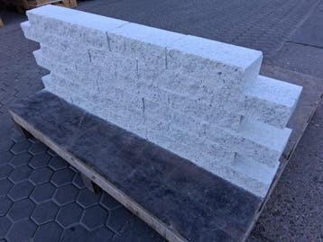Veiling - 448x Muurblok Beton Noors Marmer 24x11,5x7,1 Cm, Tuin en Terras, Nieuw