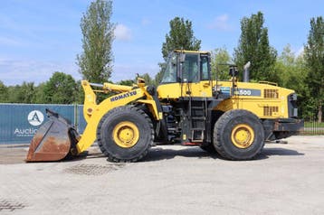 Veiling: Wiellader Komatsu WA500-6 Diesel 263kW 2006, Ophalen