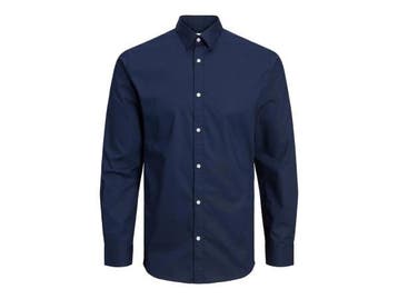 Veiling - Jack &amp; Jones Joe Structure Overhemd Navy Blaze, Vêtements | Hommes