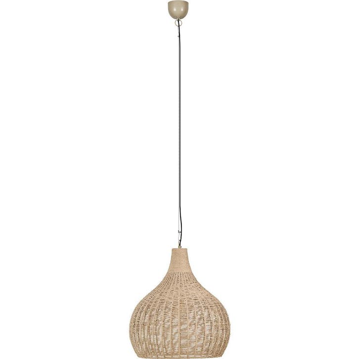 LED Hanglamp Trion Jen - Boho Hangverlichting 54 cm Bruin -, Maison & Meubles, Lampes | Suspensions, Envoi