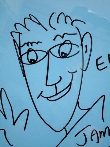 James Rizzi (1950-2011) - It`s me! (Selbstprtrait)