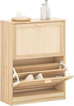 2dekans | SoBuy Schoenenkast met 2 kleppen, schoenenkist,, Ophalen of Verzenden, Nieuw