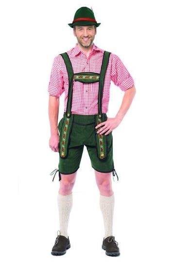 Lederhose Kort Groen, Verzenden, Nieuw