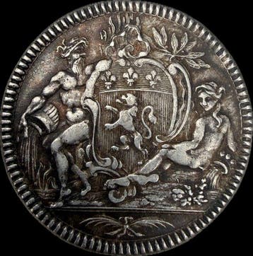 Frankrijk. Jeton Arquebusiers de Lyon 1741 (Zonder