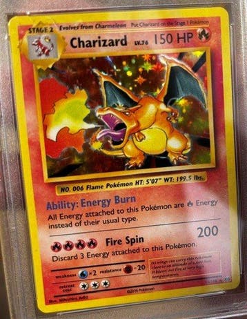 Pokémon - 1 Graded card - Dracaufeu 11 Foil - PSA 9 - XY -, Nieuw