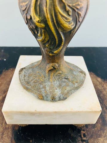 Vaas - Verguld brons - Napoleon lll vaas, Antiek en Kunst