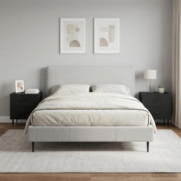 vidaXL Nachtkastje 2 st Zwart 43 x 34,5 x 47,5 cm Bewerkt, Verzenden, Nieuw