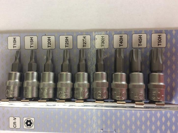 Torx bit dop set 1/4, Autos : Divers, Outils de voiture, Enlèvement ou Envoi