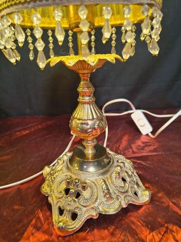 Lampe de table (2) - Laiton - Lampes de chevet