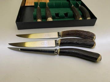 Butler Sheffield set couteaux a steak - Bestekset - Staal,
