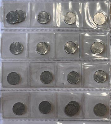 Italië, Republiek 5 Lire Lotto 5/10 Lire inclusa 1 Lira 1969