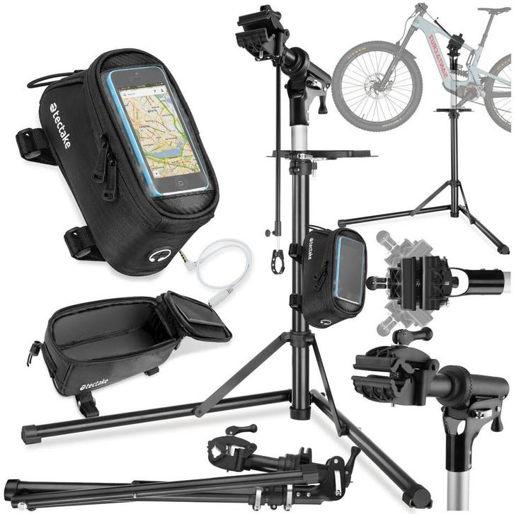 Fietsset van reparatiestandaard en framedraagtas - Type 2, Fietsen en Brommers, Fietsaccessoires | Overige Fietsaccessoires, Verzenden