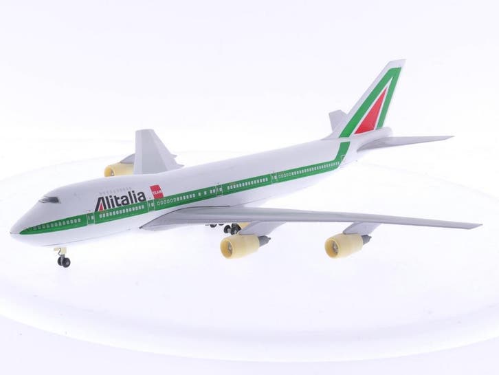 Schaal 1:250 Schabak 851/15 Boeing 474-200 Alitalia Reg...., Hobby & Loisirs créatifs, Modélisme | Avions & Hélicoptères, Enlèvement ou Envoi