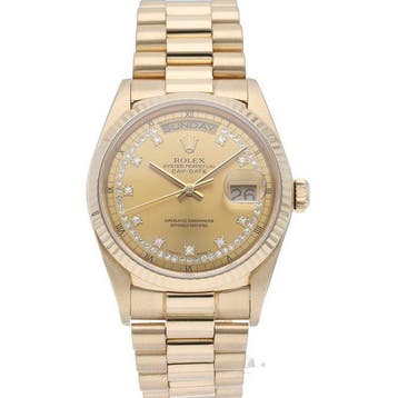 Rolex - Day-Date Watch Millard Diamond 10P Diamond -