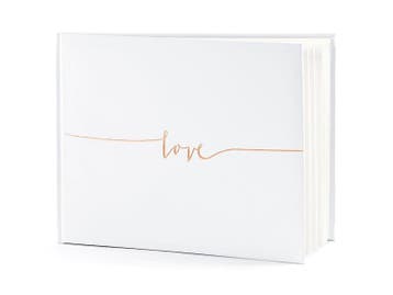 Gastenboek Love 24cm, Verzenden, Nieuw