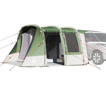 vidaXL Autotent waterdicht groen, Verzenden