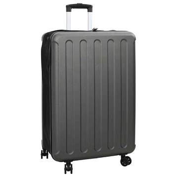 vidaXL Koffer met slot Donkergrijs 50 x 30 x 76 cm ABS, Handtassen en Accessoires, Koffers, Verzenden, Nieuw