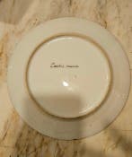 Ontbijtbord - Porselein - Zeldzaam bord in porselein