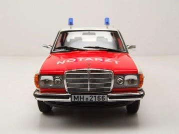 Norev 1:18 - Modelauto - Mercedes-Benz W123 Notarzt, Hobby en Vrije tijd, Nieuw