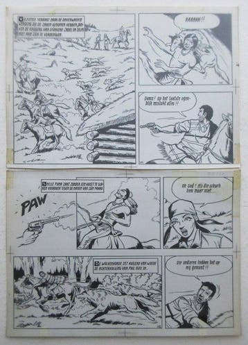 Bessy 85 - Originele pagina (p.27) - De drie vlechten - 1, Nieuw