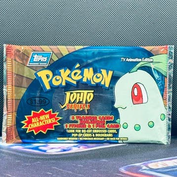 Pokémon Booster pack - Topps JOHTO Trading Cards Series 1, Hobby & Loisirs créatifs, Jeux de cartes à collectionner | Pokémon