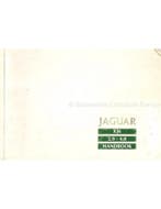 1988 JAGUAR XJ6 INSTRUCTIEBOEKJE ENGELS