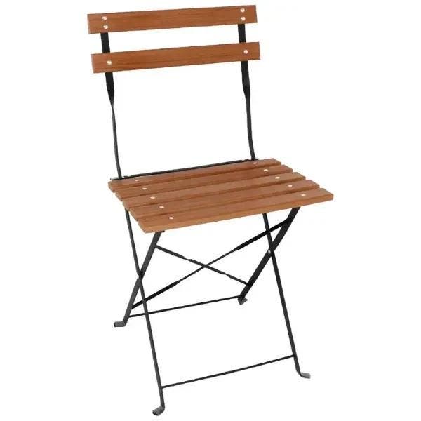 Opklapbare Stoelen | Hout/Staal | Houtlook | Zwart Frame |, Zakelijke goederen, Horeca | Keukenapparatuur, Nieuw in verpakking