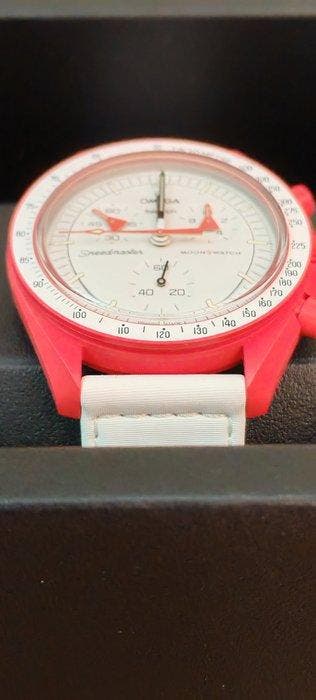 Swatch - MoonSwatch - Mission to Mars - Sans prix de réserve, Handtassen en Accessoires, Nieuw