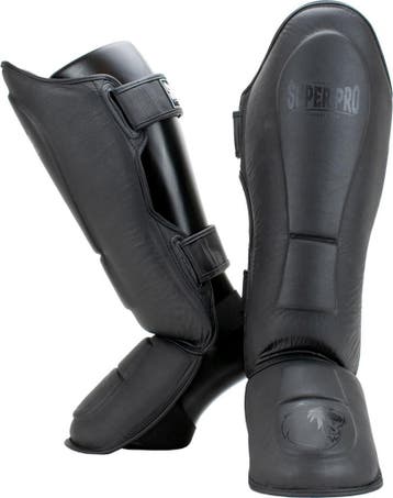Super Pro Combat Gear Lederen Scheenbeschermer Guardian, Verzenden