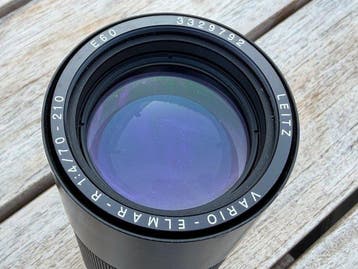 Leica Vario-Elmar R 1:4/70-210 incl. voor en achterdop en, Verzamelen
