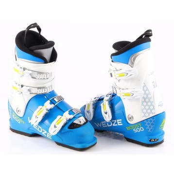 31 32 kinder skischoenen WEDZE BOOST 500, blue/white (TOP st, Verzenden, Gebruikt