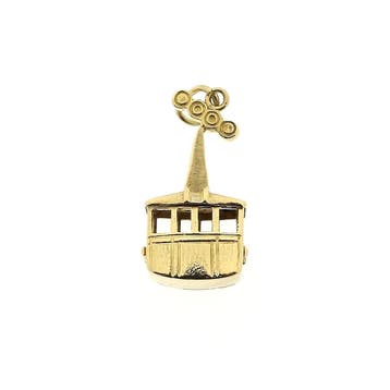 Gouden hanger van een gondel (Hanger of bedel), Ophalen of Verzenden, Gebruikt, Goud, Overige merken