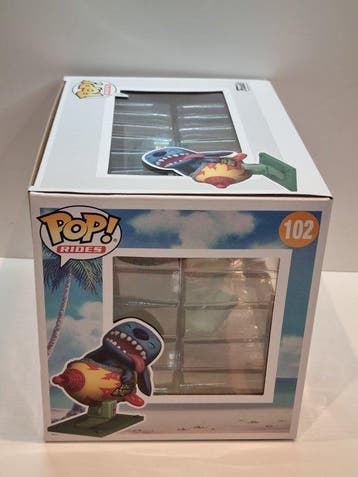 Funko - Funko Pop #102 Stitch in Rocket (Lilo & Stitch,