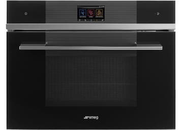 SMEG SF4104WVCPN Stoomoven 41L Zwart inbouw 45 cm A+, Ophalen of Verzenden, Nieuw