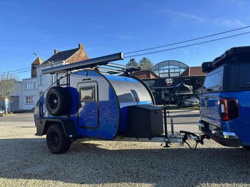 Occasion Caravane Teardrop Hero Camper Columbus (2023), 4 à 5 mètres, 750 - 1000 kg, Jusqu'à 2