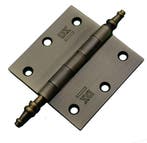 DX Vaaskopscharnier 76x76 mm met losse pen staal verbronsd