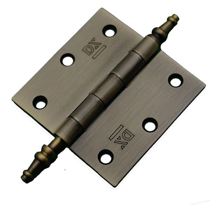 DX Vaaskopscharnier 76x76 mm met losse pen staal verbronsd, Bricolage & Construction, Quincaillerie & Fixations