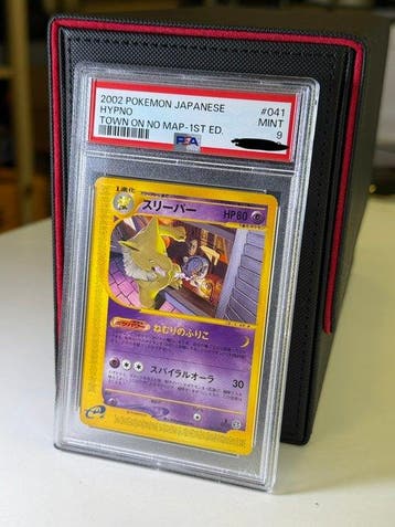 Pokémon - 1 Graded card - Hypno 041 First edition - PSA 9 -, Nieuw