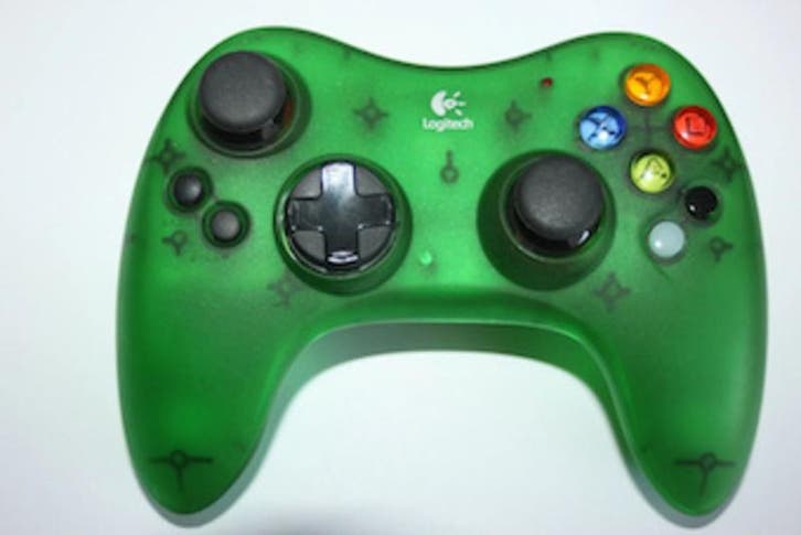 Xbox Attack Green Logitech Wireless Controller + Receiver, Consoles de jeu & Jeux vidéo, Consoles de jeu | Xbox Original, Enlèvement ou Envoi
