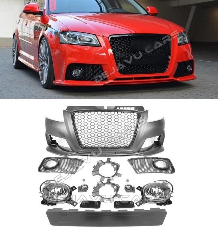RS3 Look Voorbumper voor Audi A3 8P Facelift, Auto diversen, Tuning en Styling, Ophalen of Verzenden