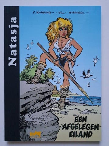Natasja - Een afgelegen eiland - Luxe HC met zwarte linnen
