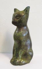 toegeschreven aan Pierre Chenet - Statue, Poes - 17.5 cm -