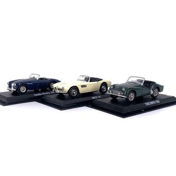 1:43 - Modelauto (3) - 3 official collectible models - BMW