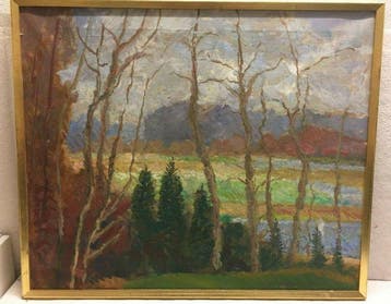 Jens Peter Groth Jensen (1918-2018) - Green Winter, Rungsted