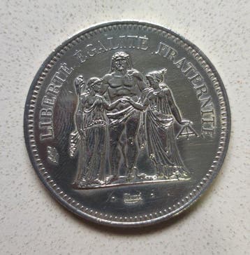 France. Ve République. 50 Francs 1977 (Sans prix de réserve)