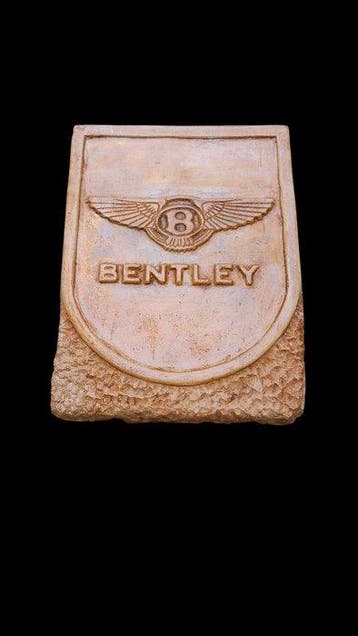 sculptuur, Stemma Bentley - 25 cm - Gegoten steen
