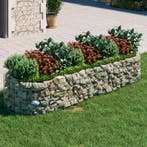 vidaXL Gabion plantenbak verhoogd 300x100x50 cm, Verzenden